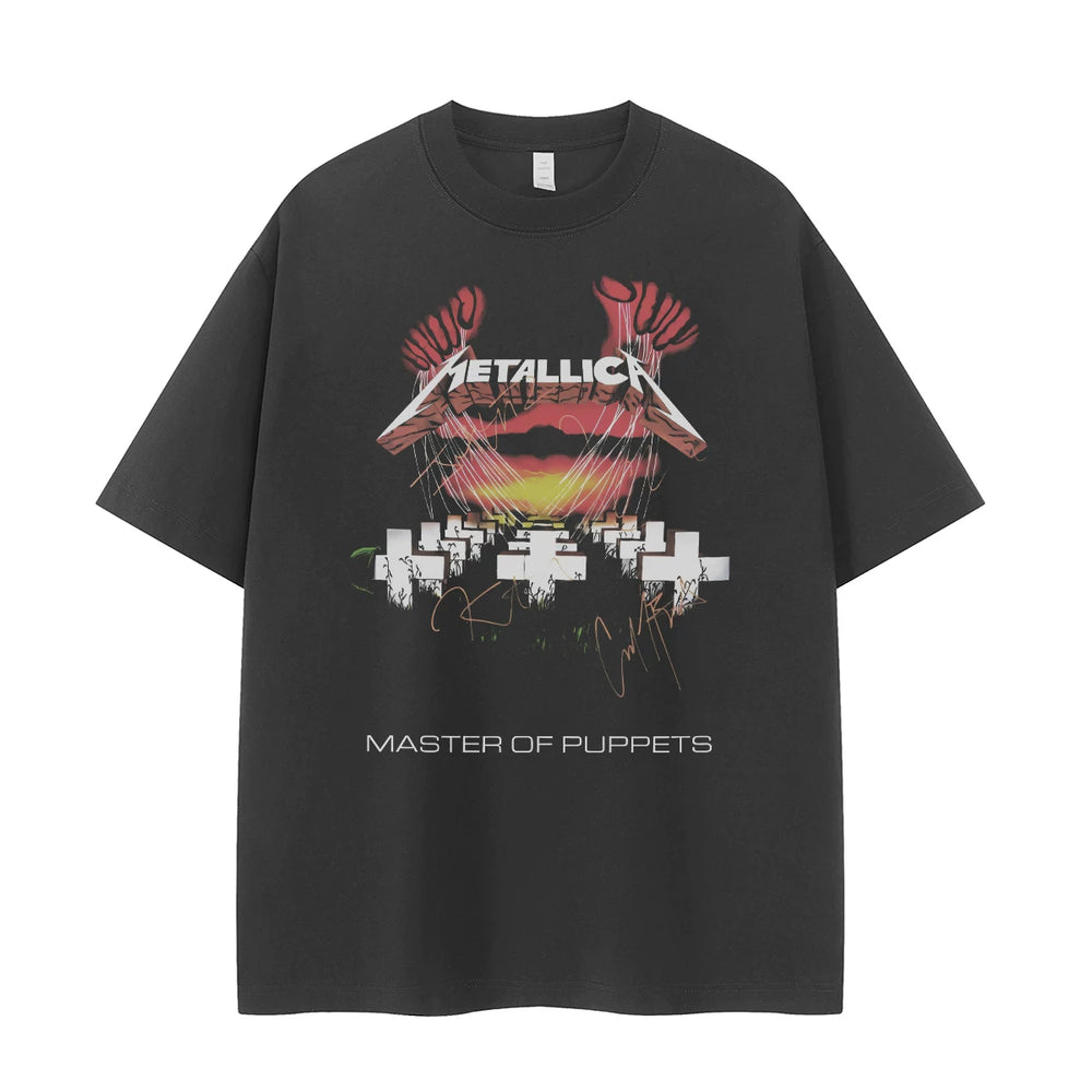 Metallica Vintage Rock Graphic T-Shirt