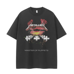 Metallica Vintage Rock Graphic T-Shirt