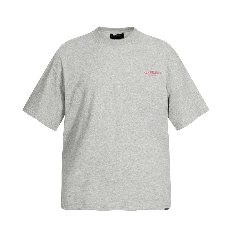 European and American fashion brand REPRESENT classic letter printed summer men's and women's loose casual pure cotton short sleeved T-shirt