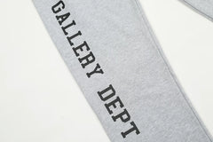 GALLERY American Trendy DEPT Classic Letter Printed Casual Pants for Men and Women Loose Legged Pants