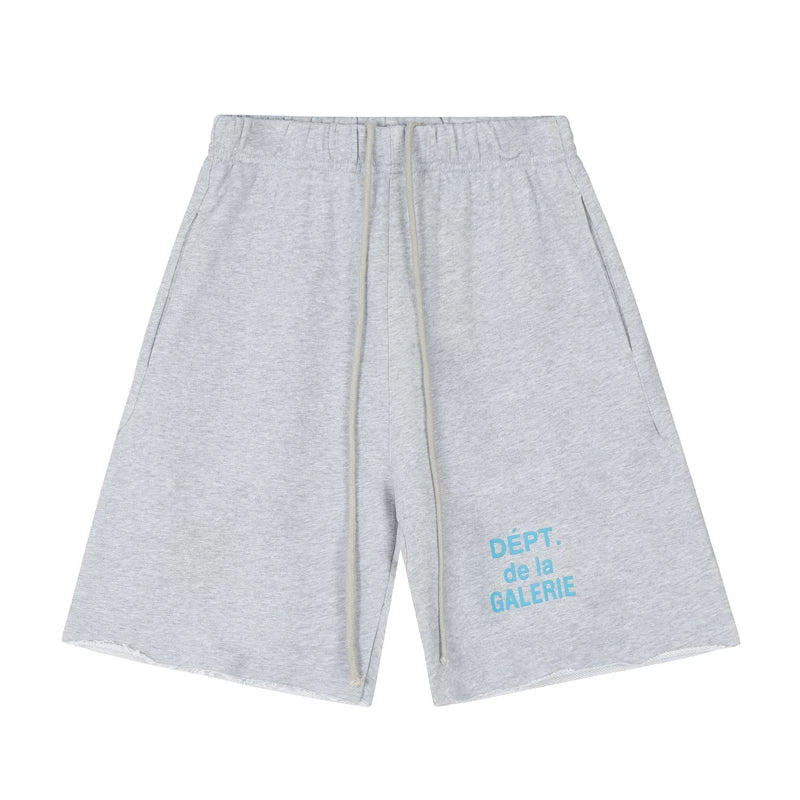 GALLERY American Trendy DEPT Basic Small Letter Printed Casual Shorts Men's and Women's Beach Pants Pentagram Pants