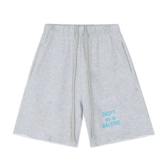 GALLERY American Trendy DEPT Basic Small Letter Printed Casual Shorts Men's and Women's Beach Pants Pentagram Pants