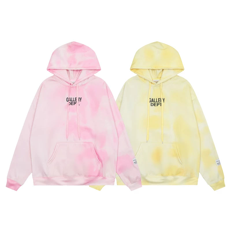 Gallery Dept. Tie Dye Logo Hoodie