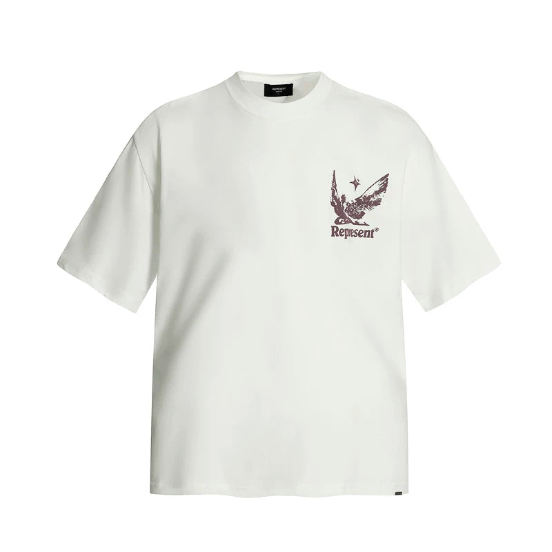 REPRESENT American letter foam printed summer men's and women's street hip-hop loose short sleeved T-shirt from European and American fashion brands