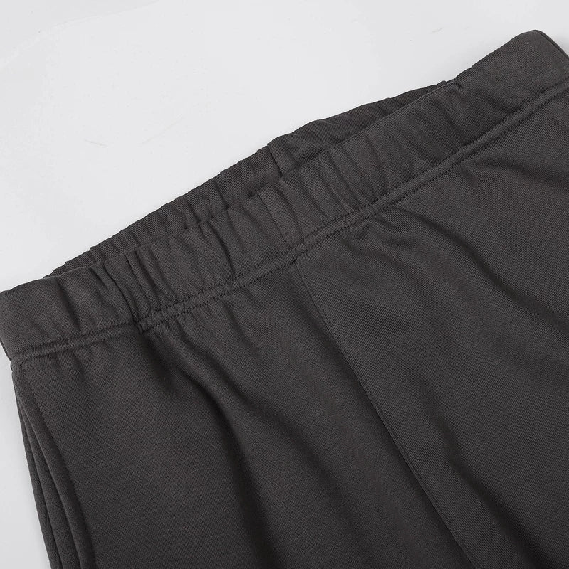 GALLERY American Trendy DEPT Letter Printed Casual Pants Splicing Drawstring High Street Guard Pants Micro Pull Long Pants