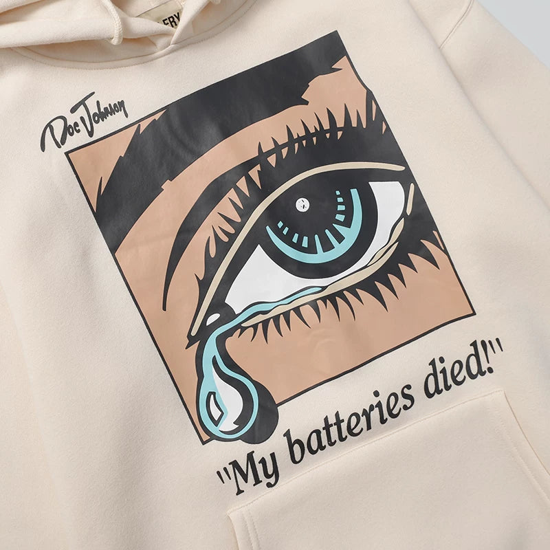 GALLERY DEPT. Tear Print Fleece Hoodie
