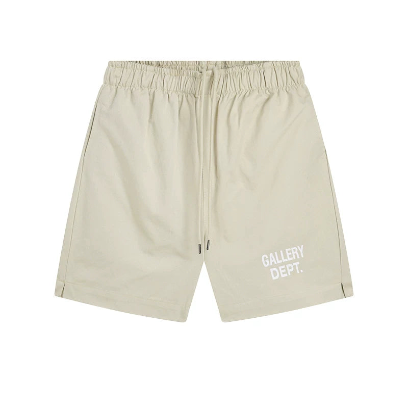 Gallery Trendy Dept Basic Letter Logo Printed Shorts Cotton Casual Pants Summer Loose Pentagram Pants