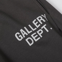 GALLERY American Trendy DEPT Letter Printed Casual Pants Splicing Drawstring High Street Guard Pants Micro Pull Long Pants