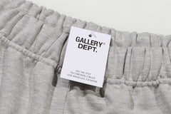 Gallery Trendy Dept Basic Alphabet Logo Slogan Printed Knife Cutting Shorts Cotton Casual Pants Pentagram Pants
