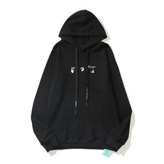 OFF Inspired Arrow Graphic Lightweight Hoodie