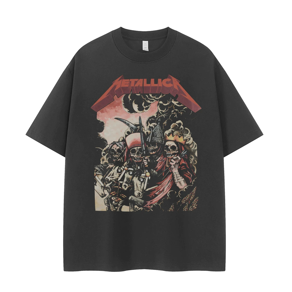 Metallica Vintage Rock Graphic T-Shirt
