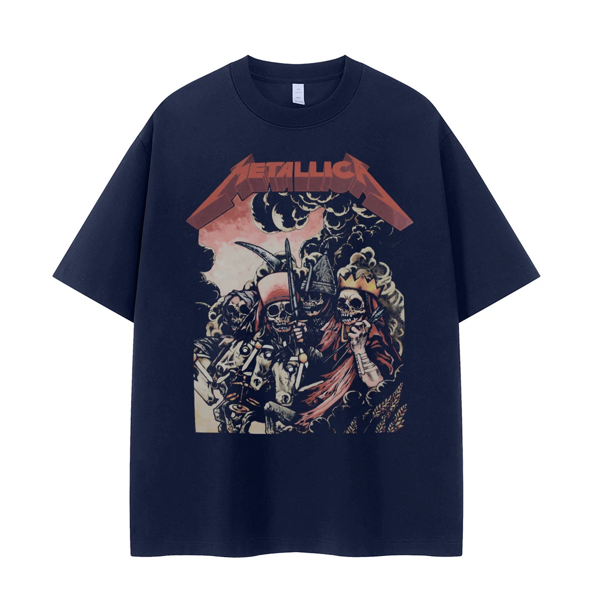 Metallica Vintage Rock Graphic T-Shirt