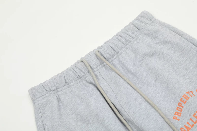 GALLERY American Trendy DEPT Classic Letter Printed Casual Pants for Men and Women Loose Legged Pants
