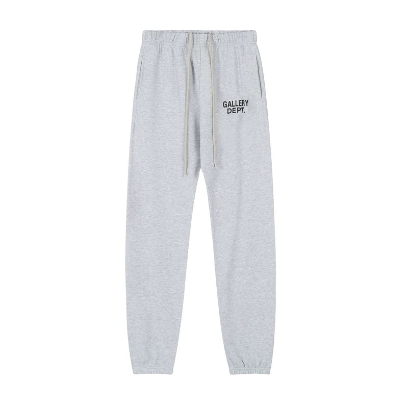 GALLERY American Trendy DEPT Basic Small Letter Printed Casual Pants Spring and Autumn Thin Leg Tights Pants