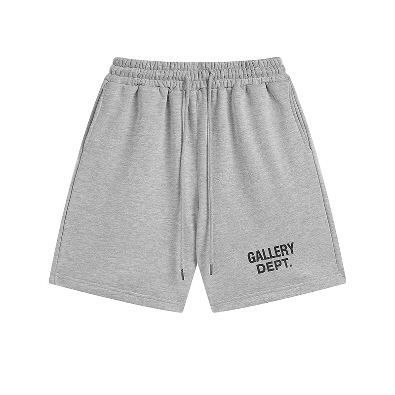 GALLERY Fashion DEPT Letter Logo Printed Casual Shorts Cotton Casual Shorts Summer Loose Pentagram Pants
