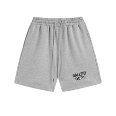 GALLERY Fashion DEPT Letter Logo Printed Casual Shorts Cotton Casual Shorts Summer Loose Pentagram Pants