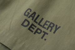 GALLERY Fashion DEPT Letter Logo Printed Retro Shorts Cotton Casual Pants Summer Loose Pentagram Pants