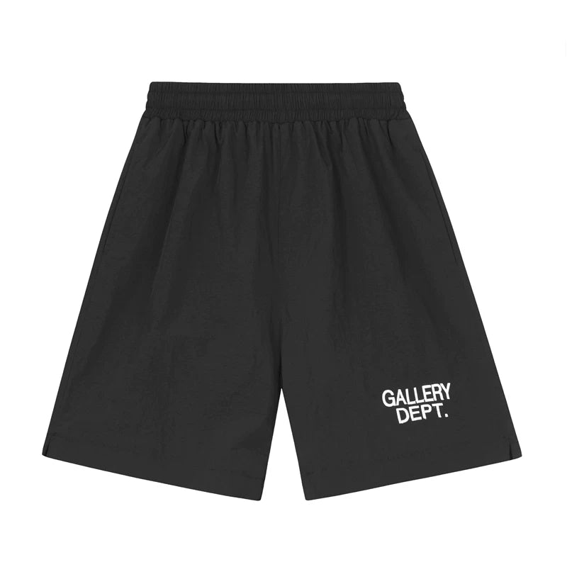 Gallery American Trendy Brand Dept Embroidered Letter Logo Printed Shorts Casual Pants Summer Loose Pentagram Pants