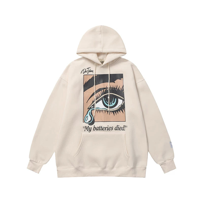 GALLERY DEPT. Tear Print Fleece Hoodie