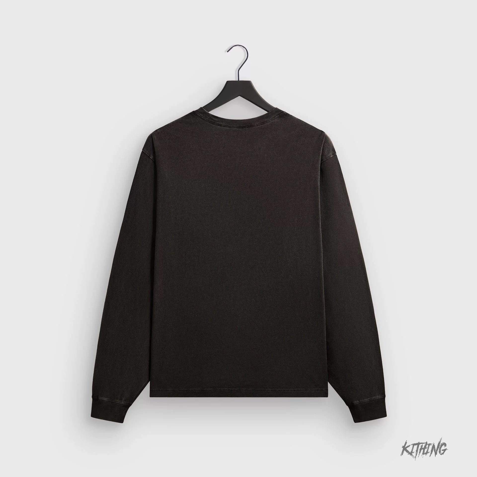 Kith collaboration Sopranos mafia family loose and retro vintage men's and women's fashion heavyweight long sleeved T-shirt