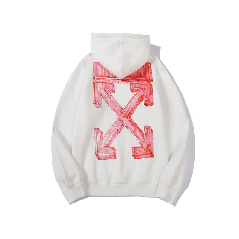 Chalk Arrow Graphic Fleece Hoodie