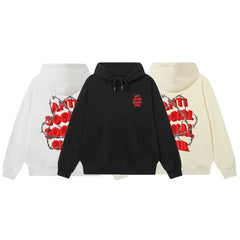 ANTI Socio Socio CLUB ASSC New 3D Thorn Print Men's and Women's Autumn/Winter Hoodie Sweatshirt