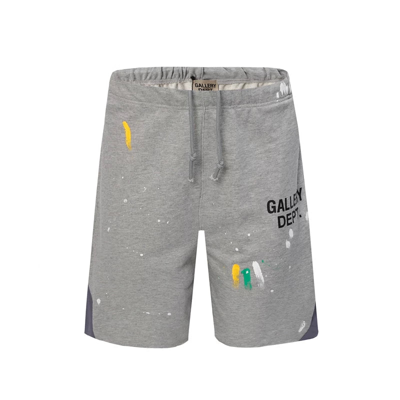 Gallery American fashion brand Dept new inkjet letter casual shorts for both men and women loose five quarter pants