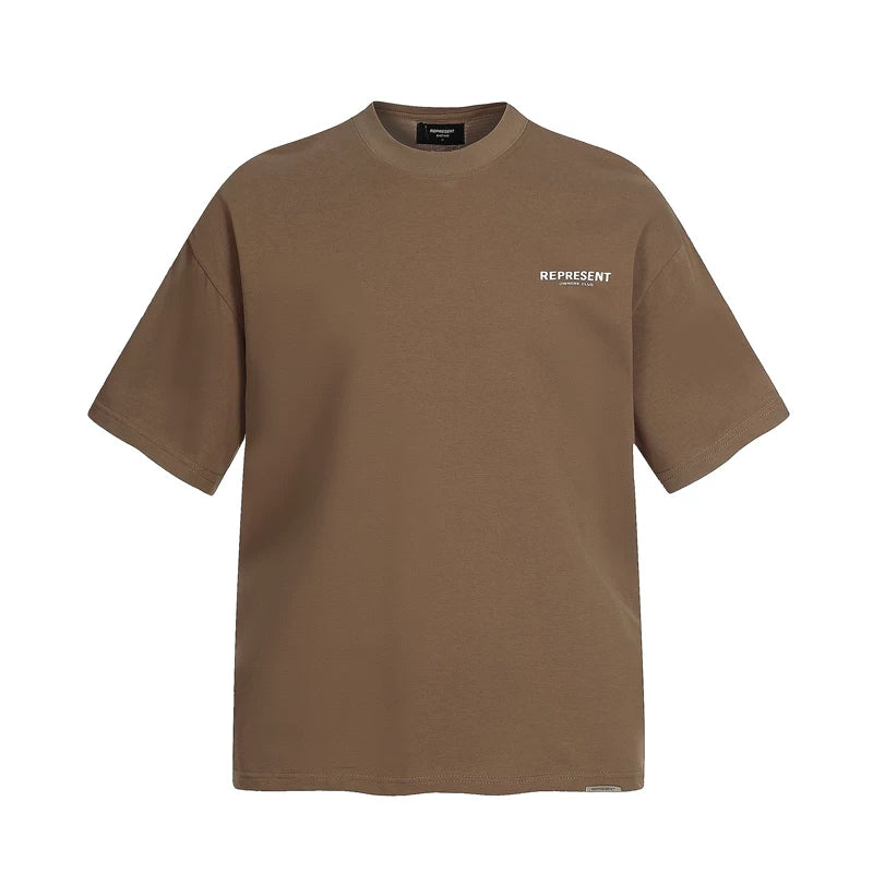 European and American fashion brand REPRESENT classic letter printed summer men's and women's loose casual pure cotton short sleeved T-shirt